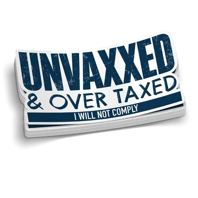 Unvaxxed - Hard Hat Decal