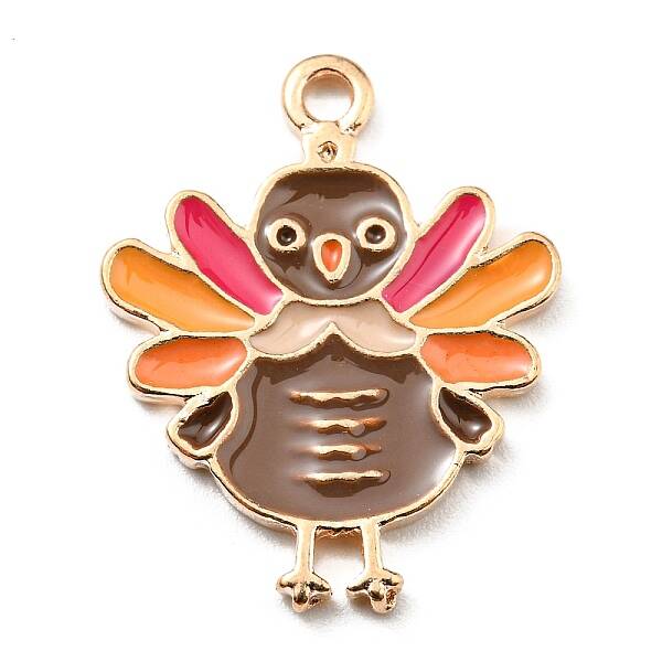 Thanksgiving Day Alloy Enamel Pendants