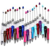 【P190】10PCS Creative DIY empty tube crystal plastic beaded ballpoint pen