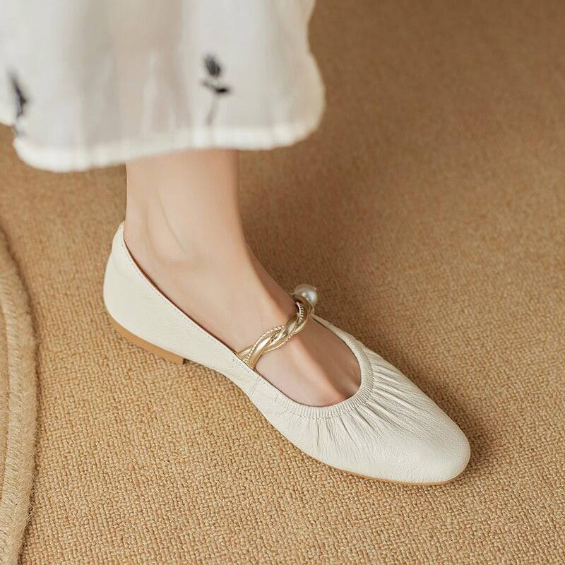 CHIKO Molara Round Toe Block Heels Mary Jane Shoes