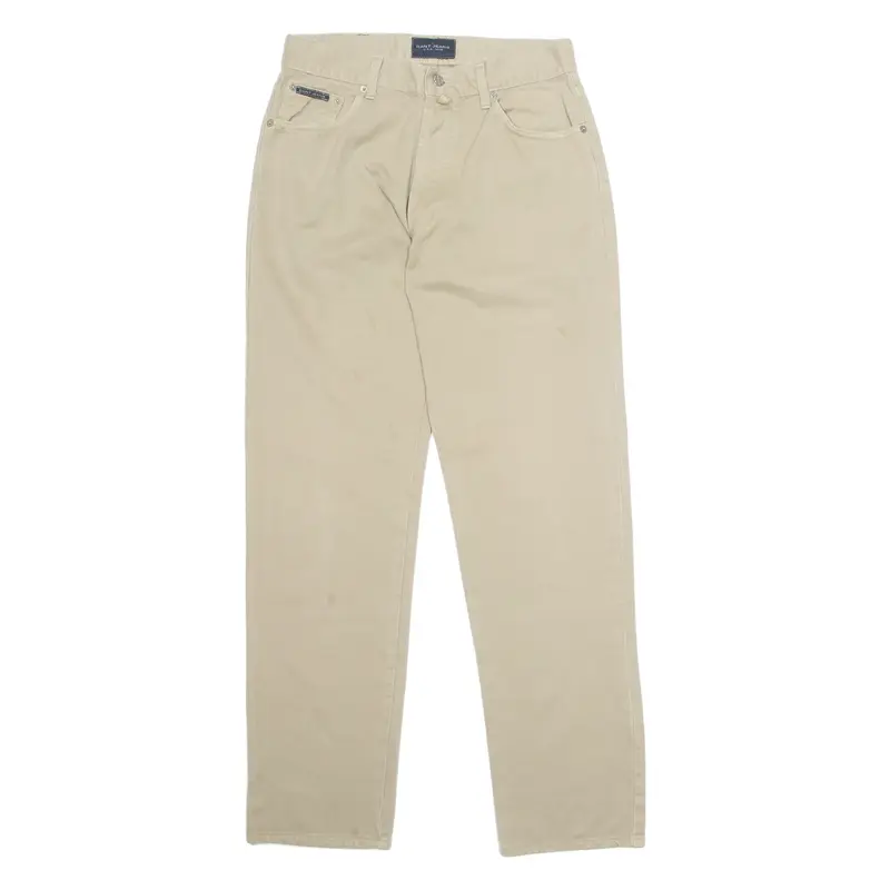 GANT Mens Trousers Beige Regular Straight W32 L32