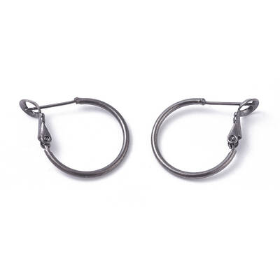 Brass Hoop Earrings
