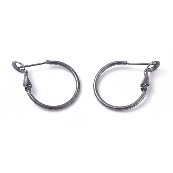 Brass Hoop Earrings