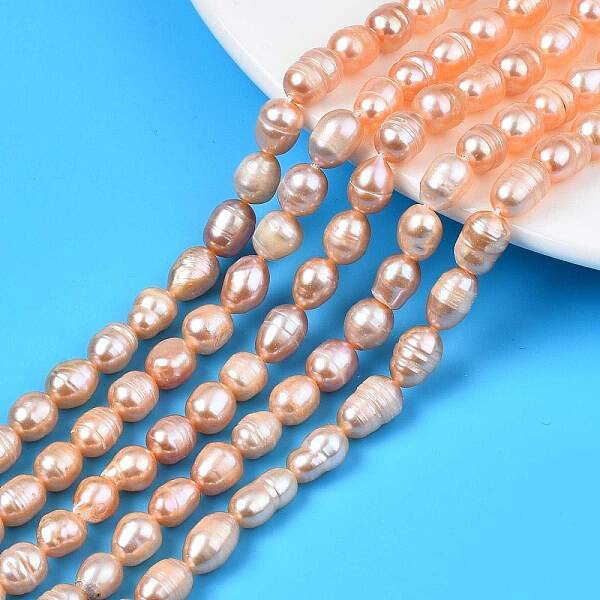 Natural Cultured Freshwater Pearl Beads Strands