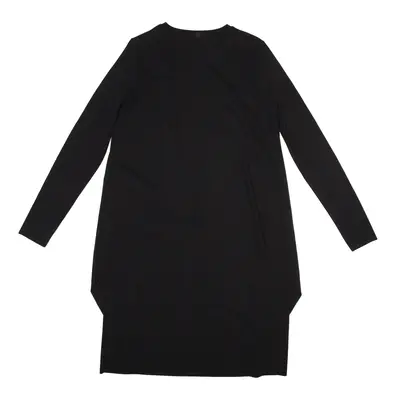 COS T-Shirt Dress Black Long Sleeve Knee Length Womens UK 8
