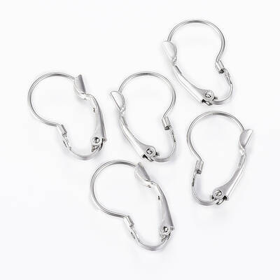 Tarnish Resistant 304 Stainless Steel Leverback Earring Findings