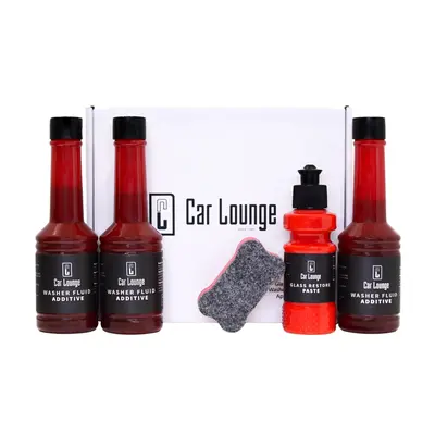 Ultimate Automotive Glass Cleaning Kit - Restore Clarity & Enhance Visibility with Glass Restore Paste & Washer Fluid Additiv...