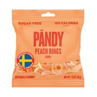 PANDY Sugar-Free Peach Rings 1.8oz Bag