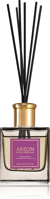 Areon Home Black Patchouli Lavender Vanilla Aroma Diffuser with 150ml Refill