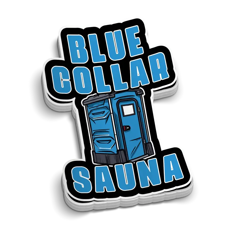 Blue Collar Suana - Hard Hat Decal