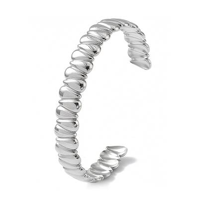 304 Stainless Steel Cuff Bangles for Women