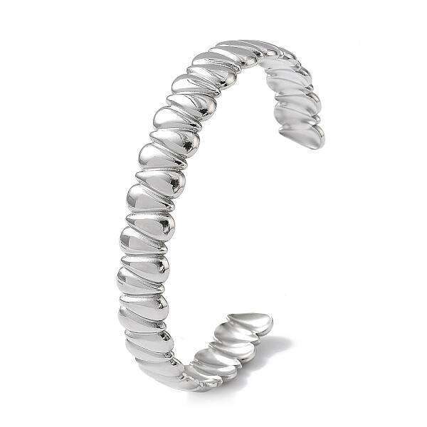 304 Stainless Steel Cuff Bangles for Women