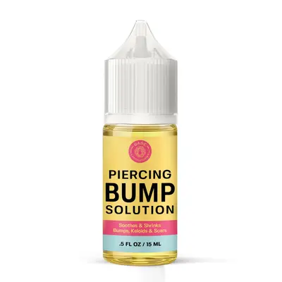 Base Laboratories Piercing Bump Solution - Soothing Essential Oil for Piercing Bumps Keloids & Scars - 15ml Gentle Blend with...