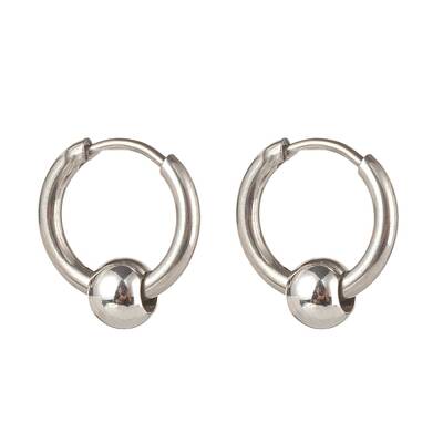 304 Stainless Steel Huggie Hoop Earrings