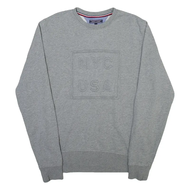 TOMMY HILFIGER Mens Sweatshirt Grey L