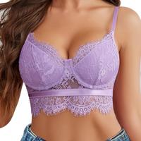 Avidlove Lace Bralettes for Women Y2k Strap Bustier Cami Top V Neck Camisole Lingerie