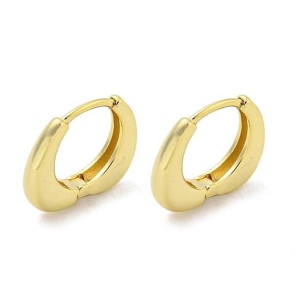 Brass Hoop Earrings