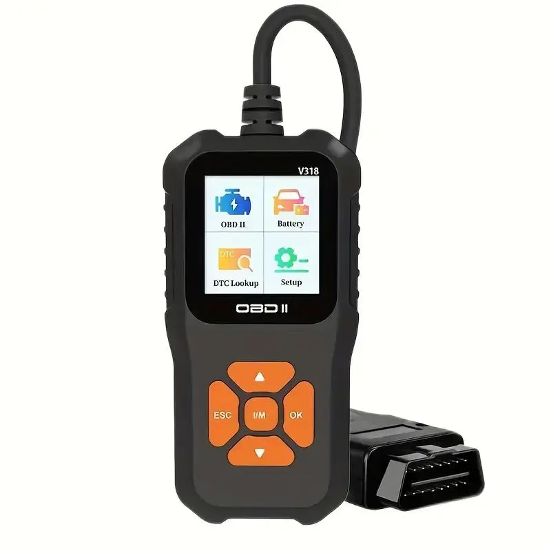 Car Scanner, OBD2/EOBD+CAN Code Reader Car Diagnostic Tool, Vehicle Faults Instantly Diagnostic Device With Color Screen & Fa...