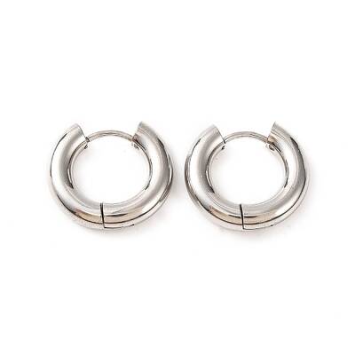 Non-Tarnish 304 Stainless Steel Hoop Earrings for Women