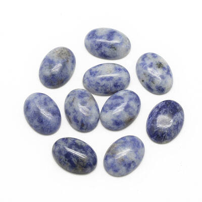 Natural Blue Spot Jasper Cabochons