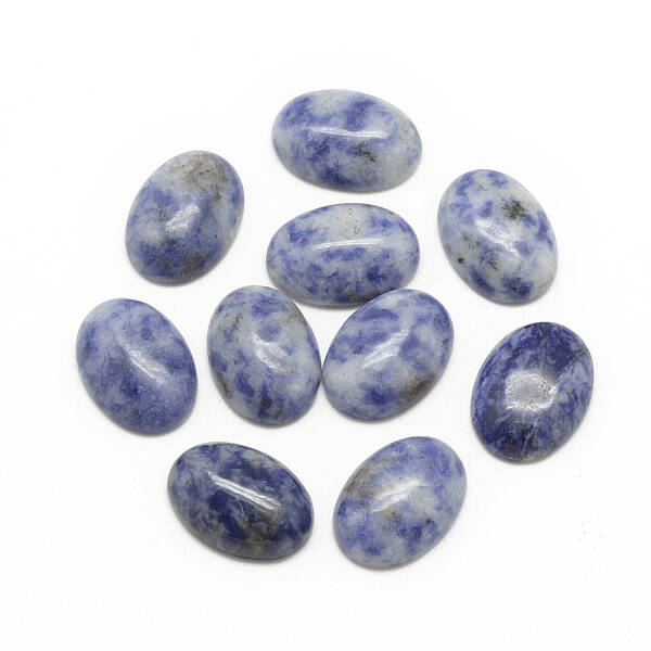 Natural Blue Spot Jasper Cabochons