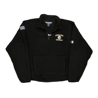 Pittsburgh Steelers Champion Nfl Fleece - XL Black Polyester | Size: x-large