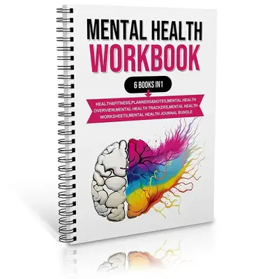 Mental Health Worksheets, 1 Count Colorful Mindfulness Planner Notebook, Managing Depression in Relationships, Addiction Reco...