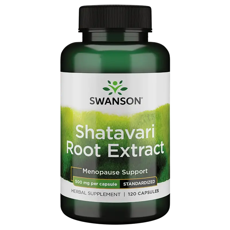 Swanson Shatavari – 500mg Hormone Balance, Women’s Wellness & Reproductive Support - Ayurvedic Herb – 100 Capsules