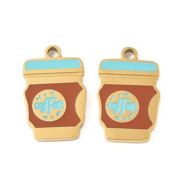 304 Stainless Steel Enamel Charms