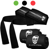 Gymreapers Wrist Straps | Heavy-Duty Grip & Support for Strength Training, Powerlifting & Weightlifting | Durable & Adjustabl...