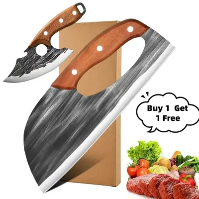[Buy 1  Get 1 Free] For Only Today 2pcs kitchen knives, super sharp kitchen knives, meat cutters, kitchen knives and slicing ...