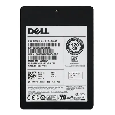 WRTYP Dell 120GB Triple-Level Cell SATA 6Gb/s Hot-Pluggable Read Intensive 2.5-Inch Solid State Drive for PowerEdge Servers