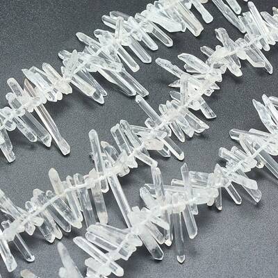 Natural Quartz Crystal Beads Strands