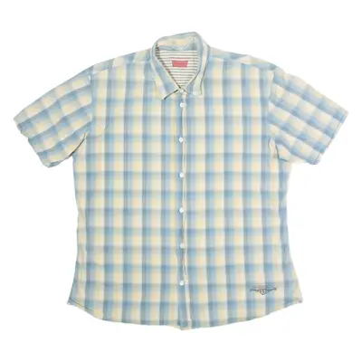 LEVI'S Mens Shirt Blue Check XL