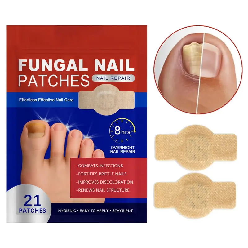 Fungal Nail Patches,Toenail Fungus Treatment Extra Strength,Nail Health Care Patches,Nail Fungus Care Patches,Suitable for So...