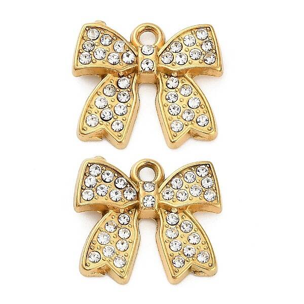 304 Stainless Steel Rhinestone Pendant
