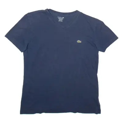 LACOSTE Mens T-Shirt Blue XS