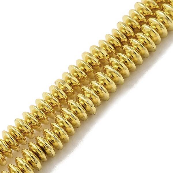 Electroplated Synthetic Non-magnetic Hematite Beads Strands