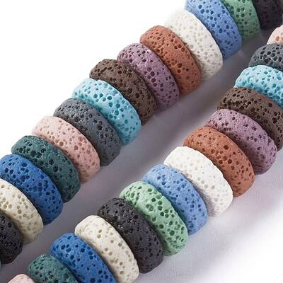 Natural Lava Rock Beads Strands