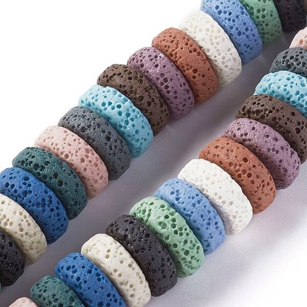 Natural Lava Rock Beads Strands