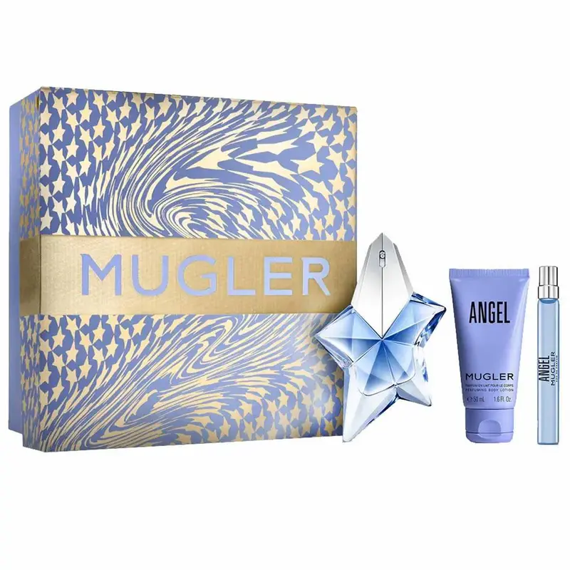 R T.Mugler Angel Edp 50 Ml+ Latte Corpo 50 Ml +Edp 10 Ml
