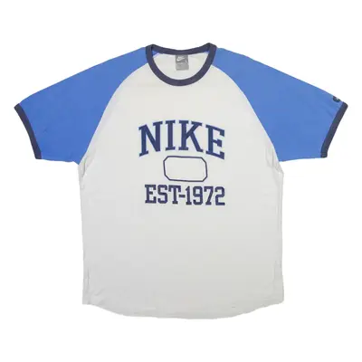 NIKE Mens T-Shirt White L