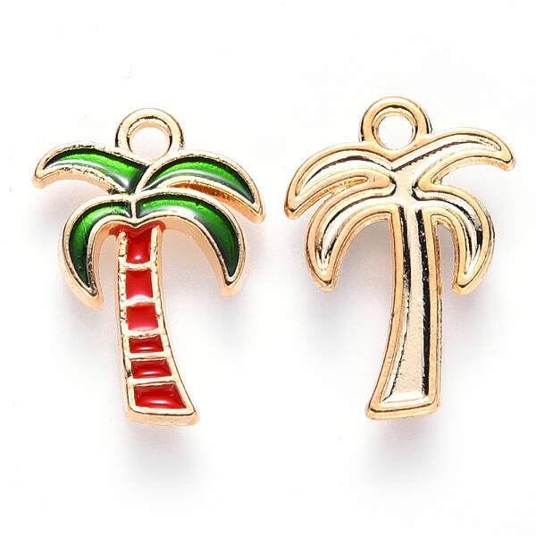 Alloy Enamel Pendants