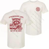 Sig Sauer Strawberry Jams But My Sig Don't 2 Sided T-Shirt, Unisex Short Sleeve Casual 100% Cotton, Top Menswear, For Sig Sau...