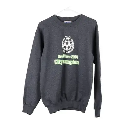 Green Wave 2014 Hanes Sweatshirt - Small Grey Cotton Blend
