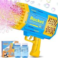 Bubble Machine Toy for Kids Bubble Blaster with Bubble Solution Outdoor Summer Toy Gifts Party Favors Colorful Fun