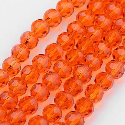Transparent Glass Bead Strands