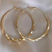 daith earring Vintage-Inspired Large Hollow Round Hoop Earrings for Women - Freshwater Pearl,  new style vintage exquisite tr...