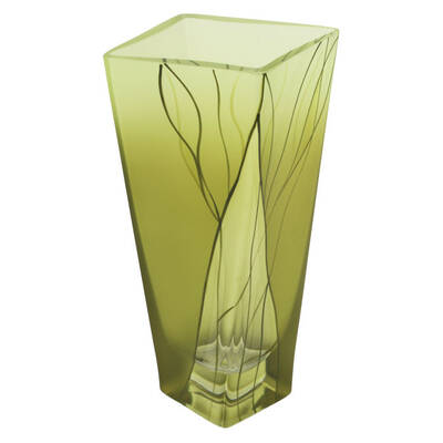 8 Evergreen Crystal Bud Vase