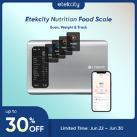Etekcity Food Nutrition Scale, Digital Grams and Ounces for Weight Management With App, 19 Facts Tracking, 11 Pounds-Large, S...